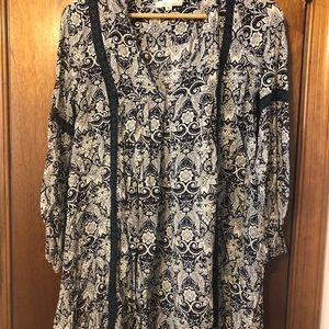 Paisley boutique oversized top